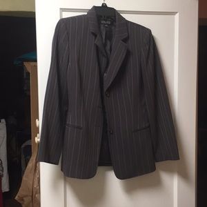 Black Lined Jacket and Pants